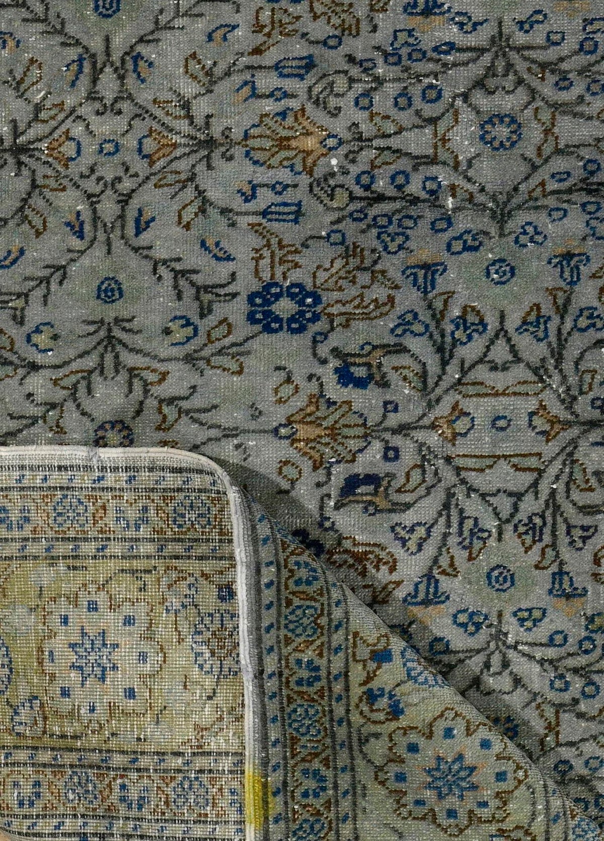 Eveline Vintage El Dokuma Yün Halı 290 x 195 cm - Borr Halı