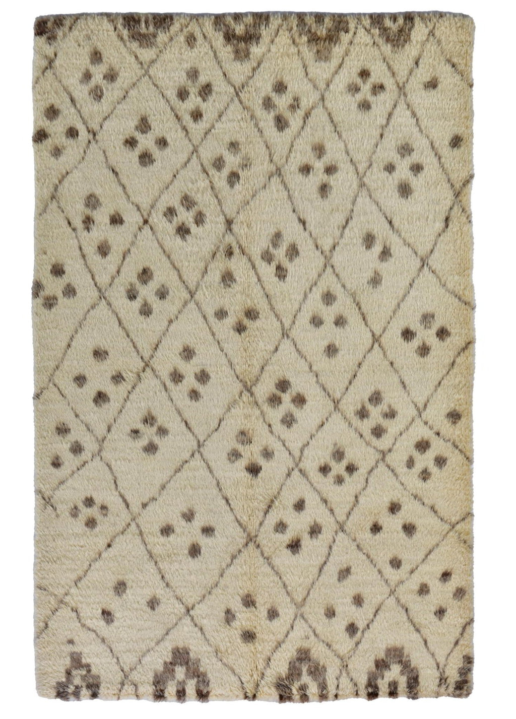 Berber Dusk El Dokuma Yün Halı 194x134 cm - Borr Halı