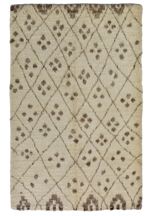 Berber Dusk El Dokuma Yün Halı 194x134 cm - Borr Halı