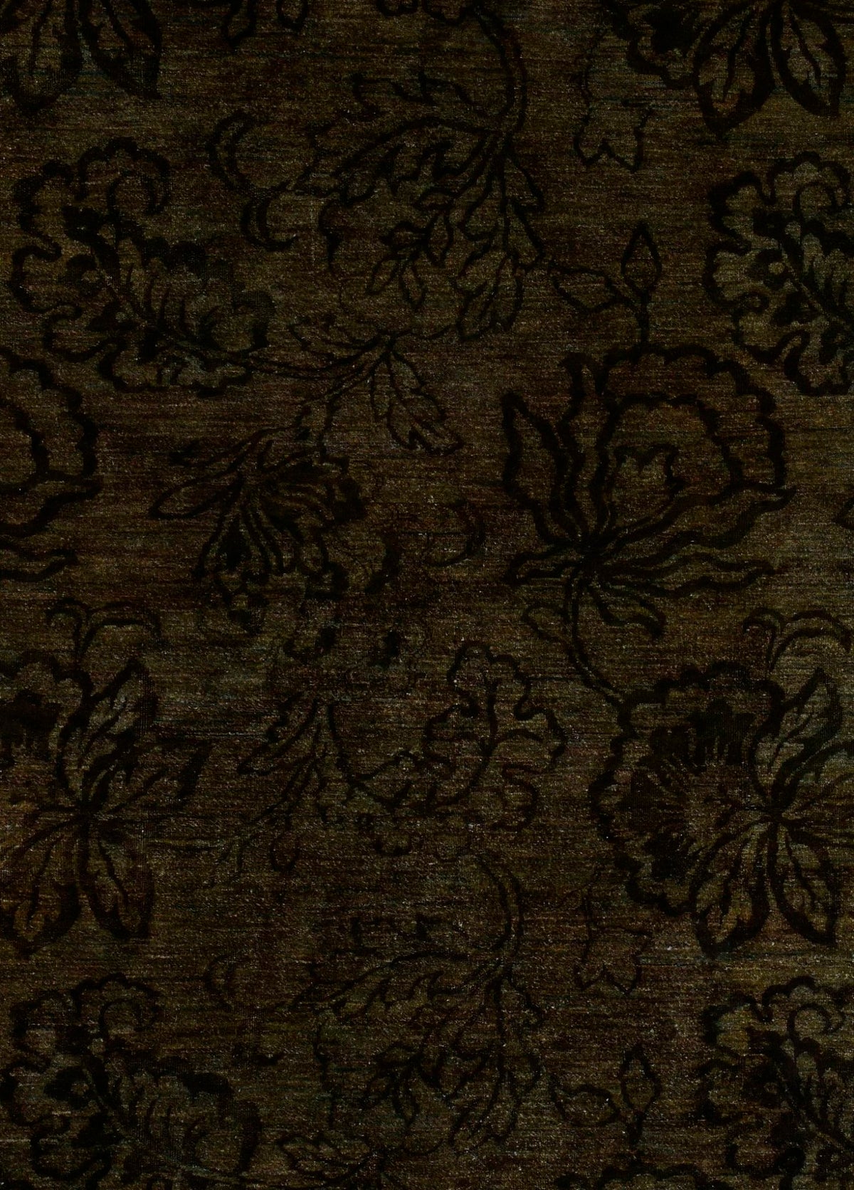 Black Peony El Dokuma Yün Halı 277 x 178 cm - Borr Halı