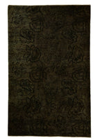 Black Peony El Dokuma Yün Halı 277 x 178 cm - Borr Halı