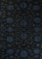 Blue Dahlia El Dokuma Yün Halı 307 x 245 cm - Borr Halı