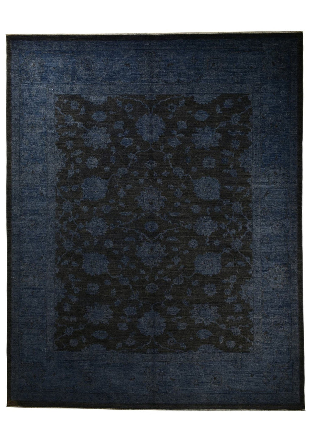 Blue Dahlia El Dokuma Yün Halı 307 x 245 cm - Borr Halı