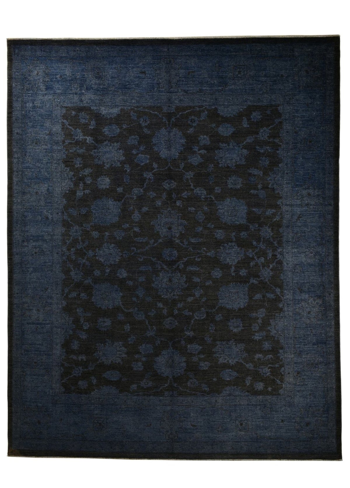 Blue Dahlia El Dokuma Yün Halı 307 x 245 cm - Borr Halı