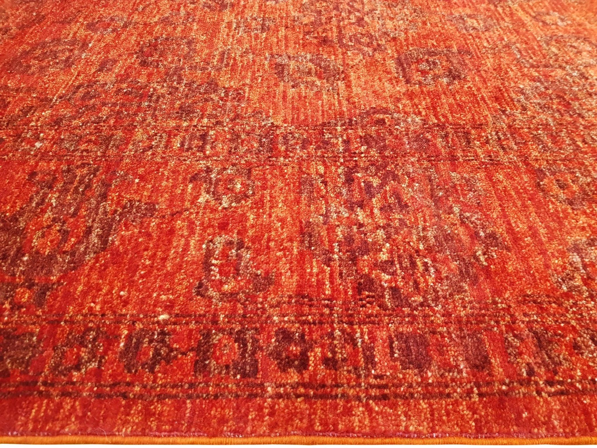 BordeauX Dust El Dokuma Yün Halı 272x177 cm - Borr Halı