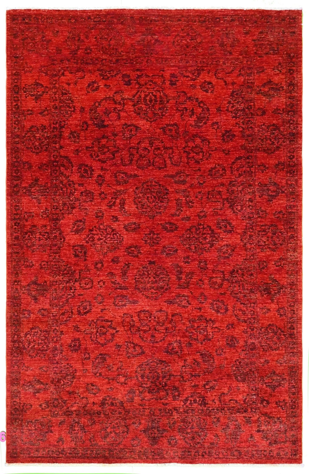 BordeauX Dust El Dokuma Yün Halı 272x177 cm - Borr Halı