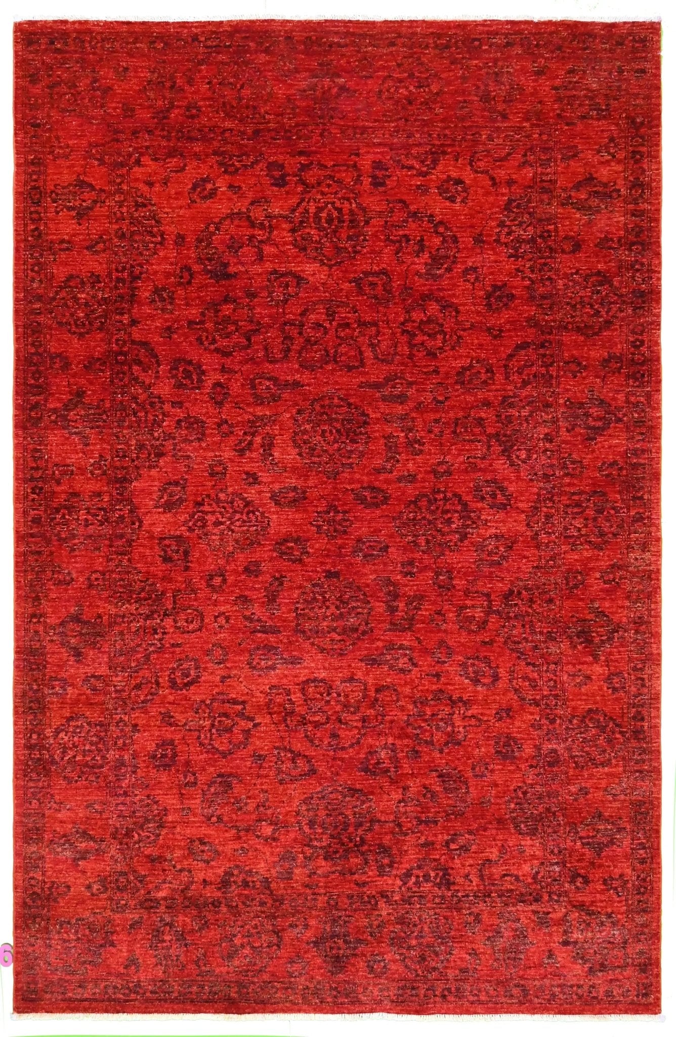 BordeauX Dust El Dokuma Yün Halı 272x177 cm - Borr Halı