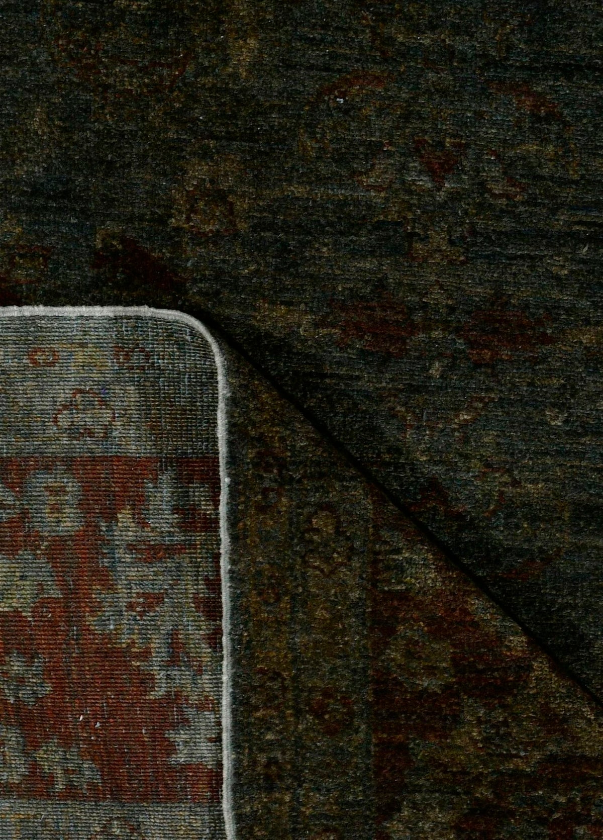 Burnt Umber El Dokuma Yün Halı 306 x 240 cm - Borr Halı