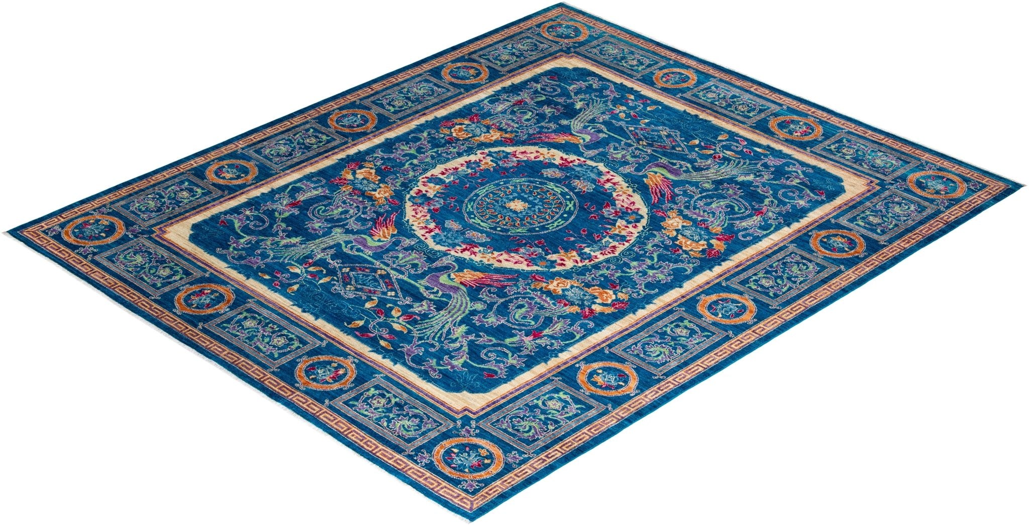 Calestia Azure El Dokuma Yün Halı 300 x 248 cm - Borr Halı