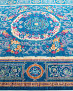 Calestia Azure El Dokuma Yün Halı 300 x 248 cm - Borr Halı