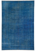 Celestial Blue Vintage El Dokuma Yün Halı 293x202 cm - Borr Halı
