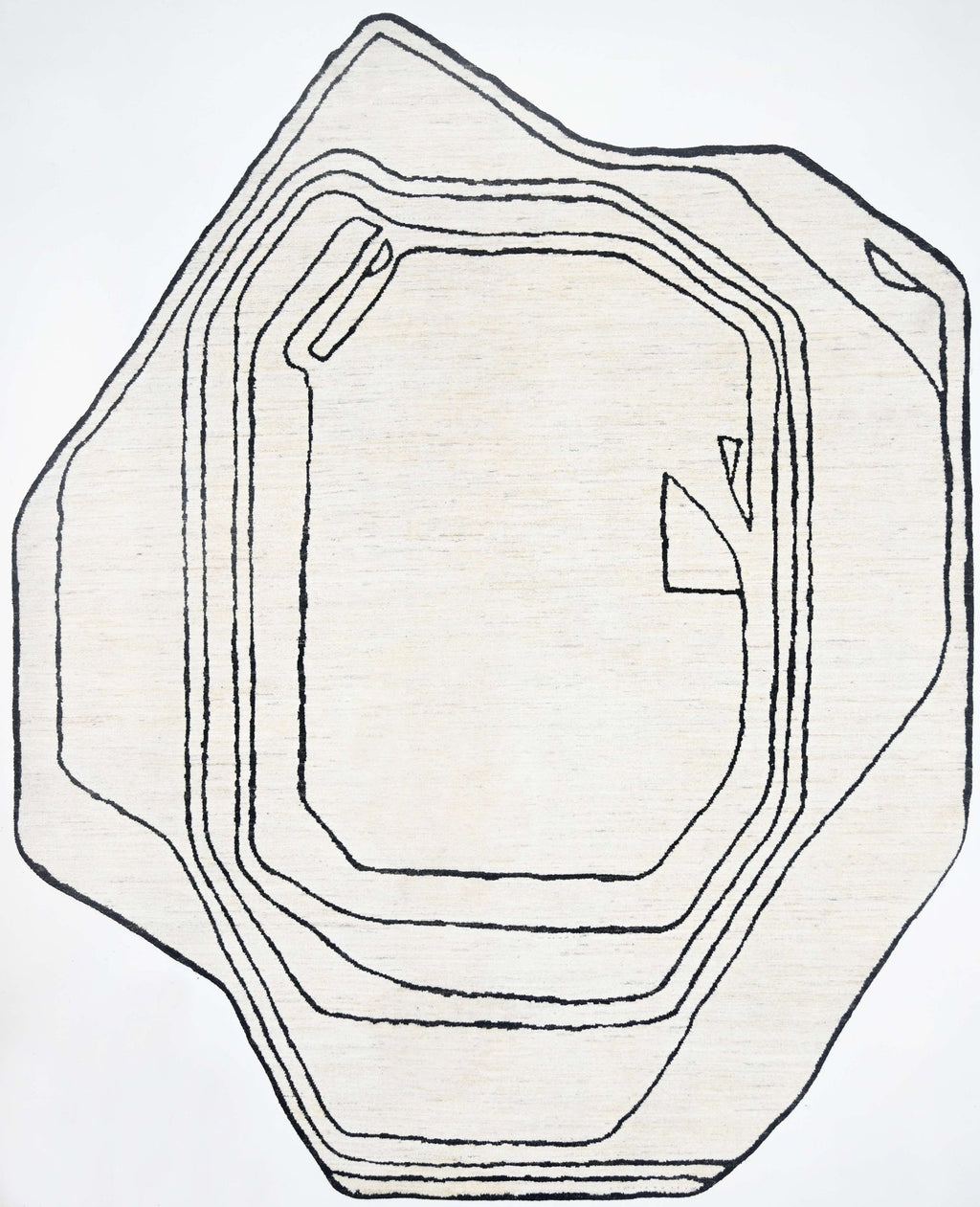 Contoura Form El Dokuma Yün Halı 311 x 247 cm - Borr Halı
