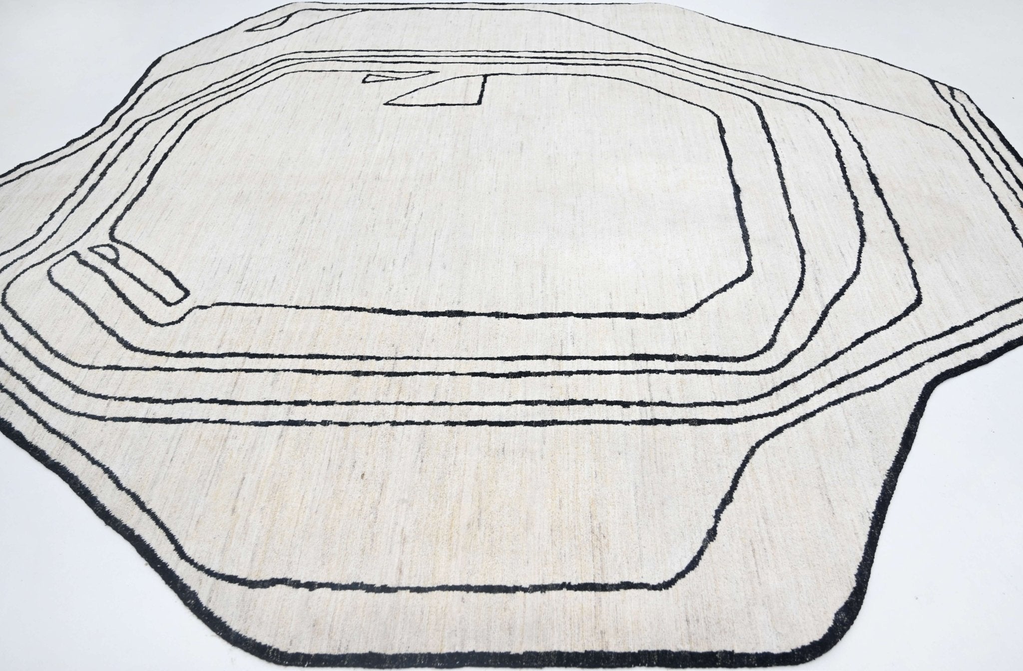 Contoura Form El Dokuma Yün Halı 311 x 247 cm - Borr Halı