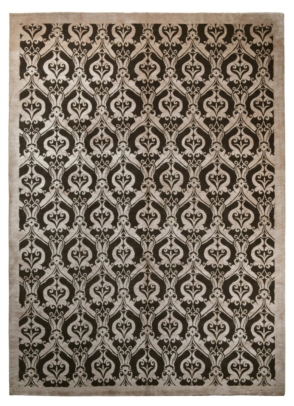 Ornella El Dokuma Yün ve İpek Halı 345 x 251 cm - Borr Halı