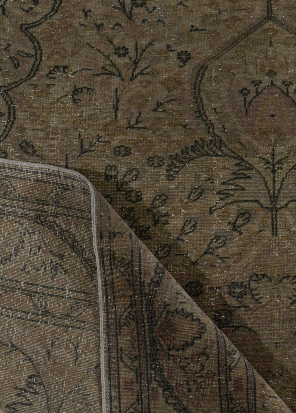 Darveth Linen Vintage El Dokuma Yün Halı 292 x 197 cm - Borr Halı