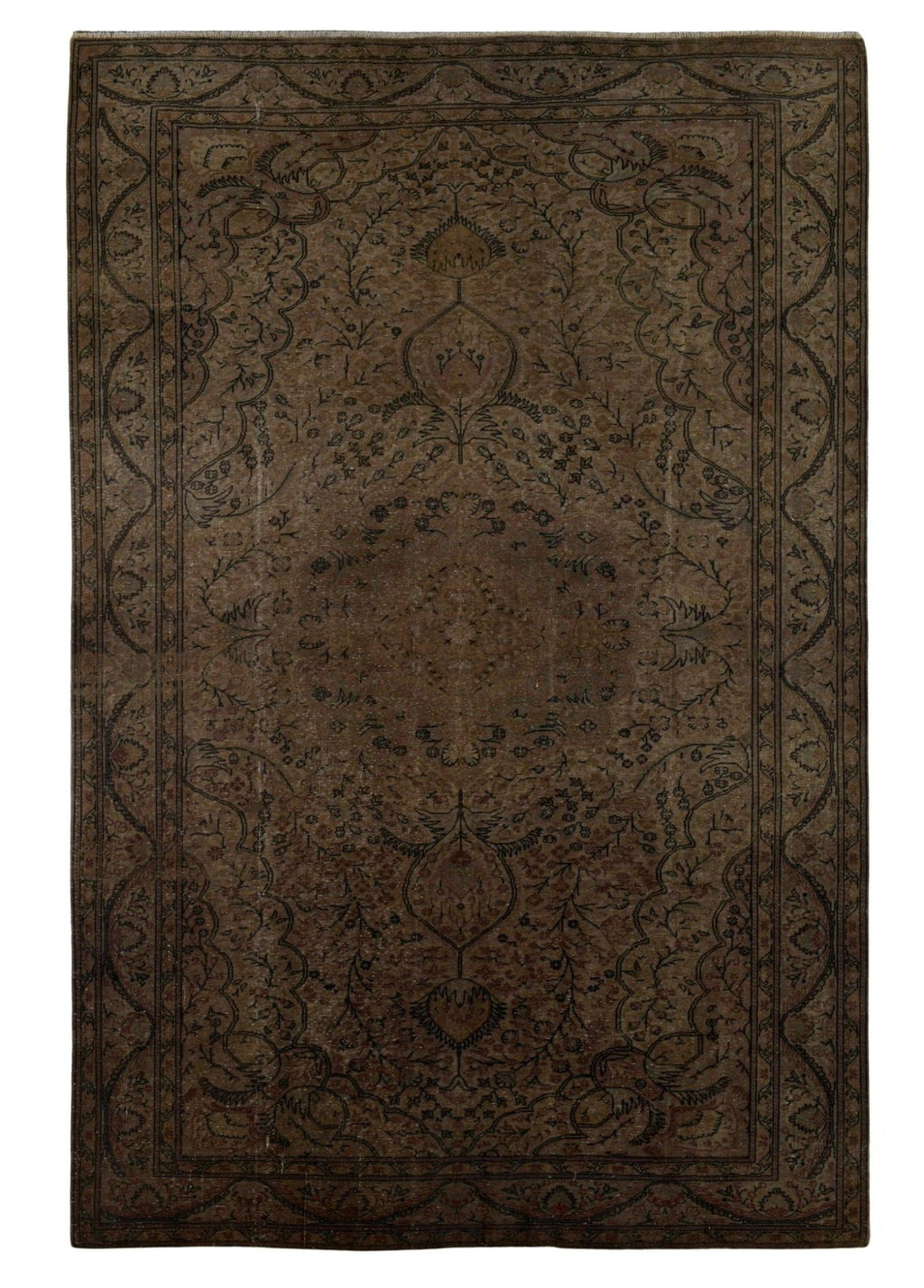 Darveth Linen Vintage El Dokuma Yün Halı 292 x 197 cm - Borr Halı