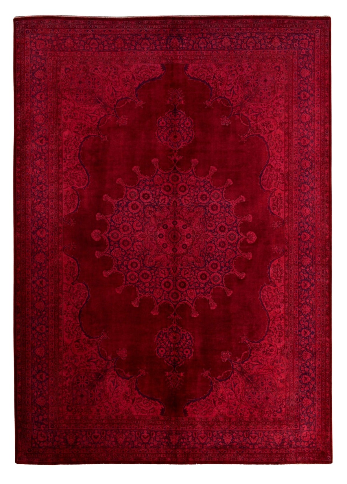 Darvian Vintage El Dokuma Yün Halı 351 x 256 cm - Borr Halı