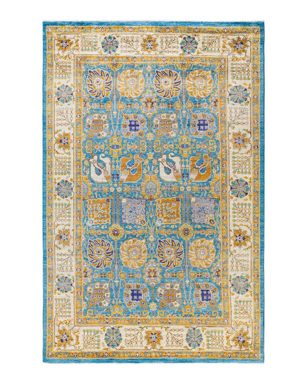 Dervish El Dokuma Yün ve İpek Halı 281x182 cm - Borr Halı