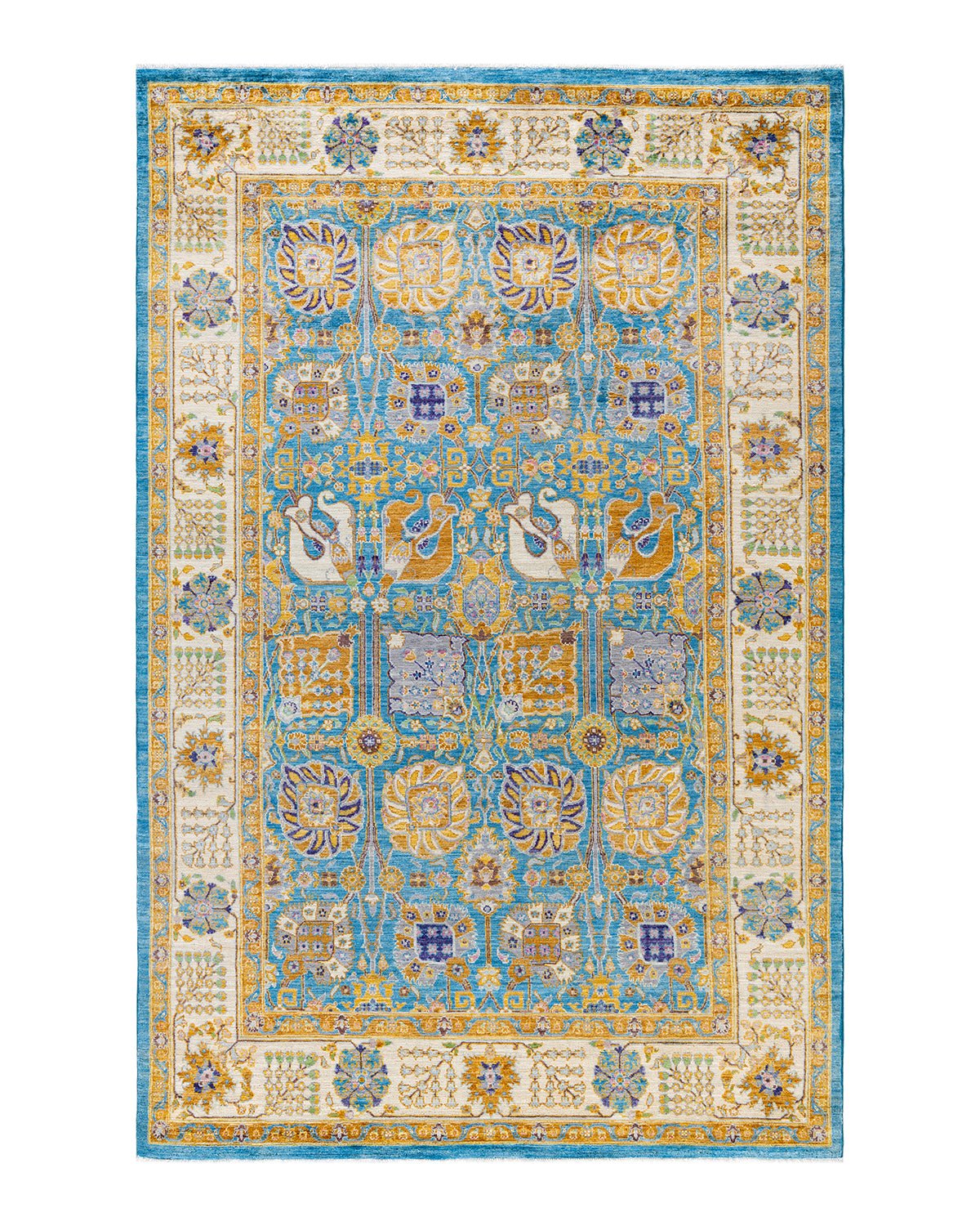 Dervish El Dokuma Yün ve İpek Halı 281x182 cm - Borr Halı