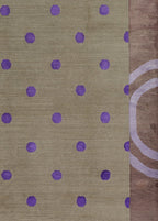 Dotelle Violette El Dokuma Yün ve İpek Halı 300x202 cm - Borr Halı