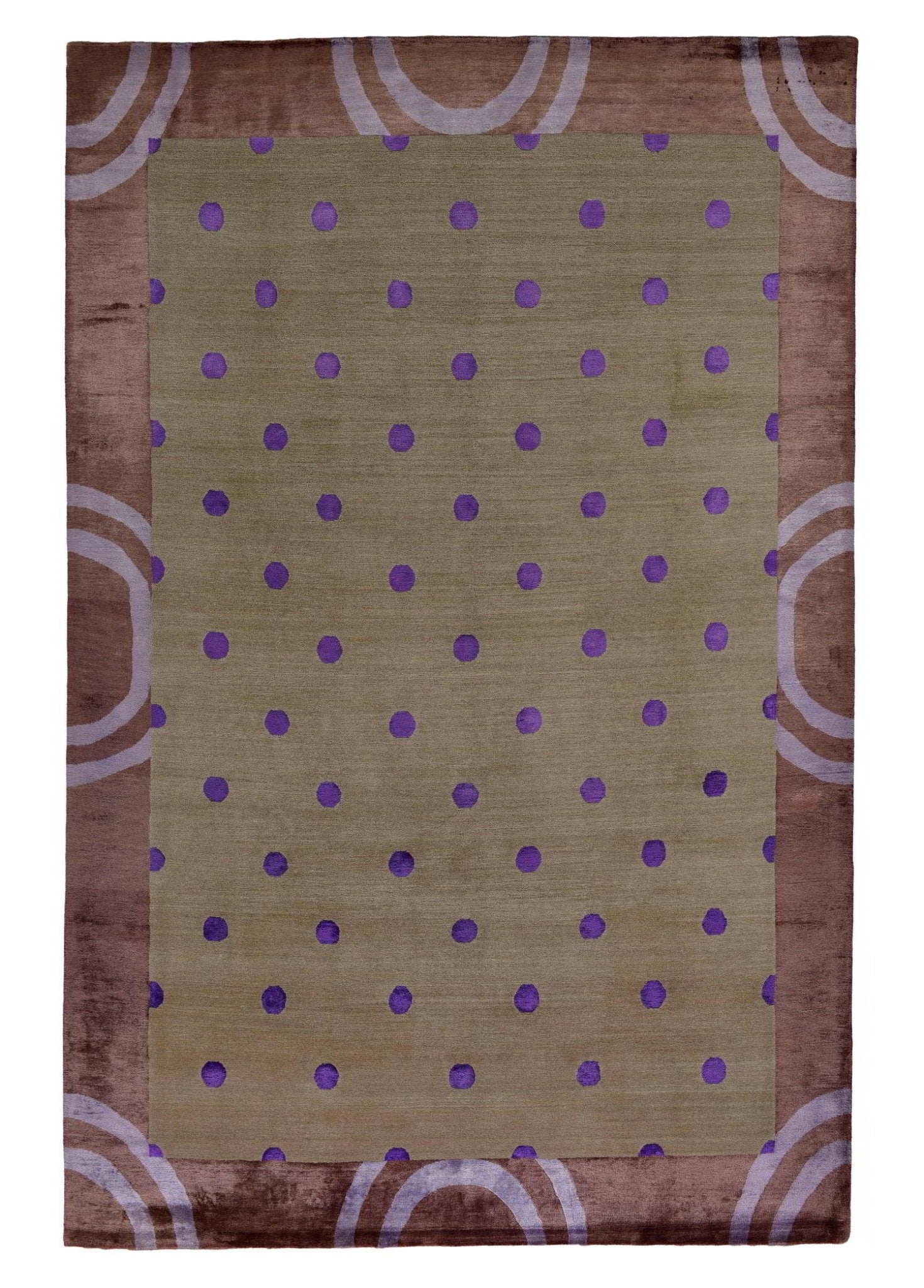 Dotelle Violette El Dokuma Yün ve İpek Halı 300x202 cm - Borr Halı