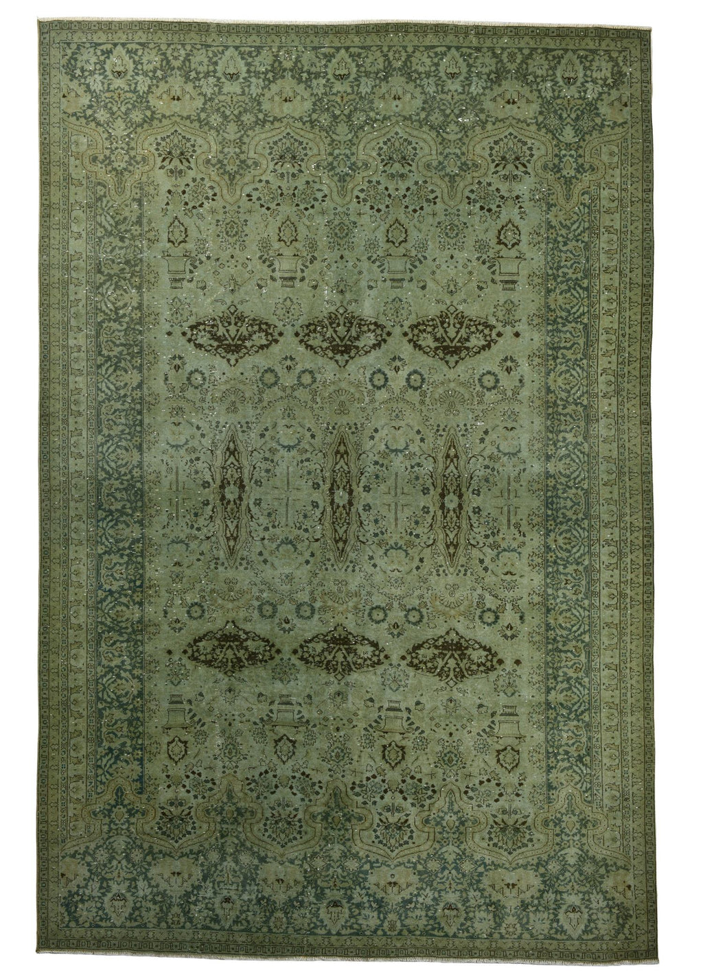 Miravel Vintage El Dokuma Yün Halı 302 x 201 cm - Borr Halı