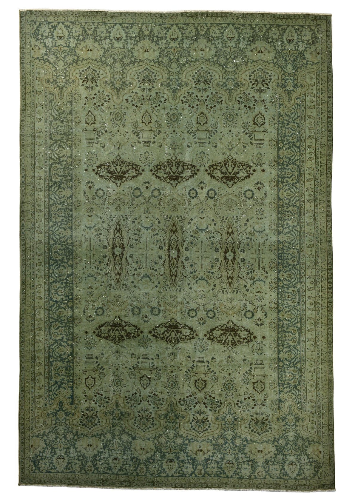 Miravel Vintage El Dokuma Yün Halı 302 x 201 cm - Borr Halı