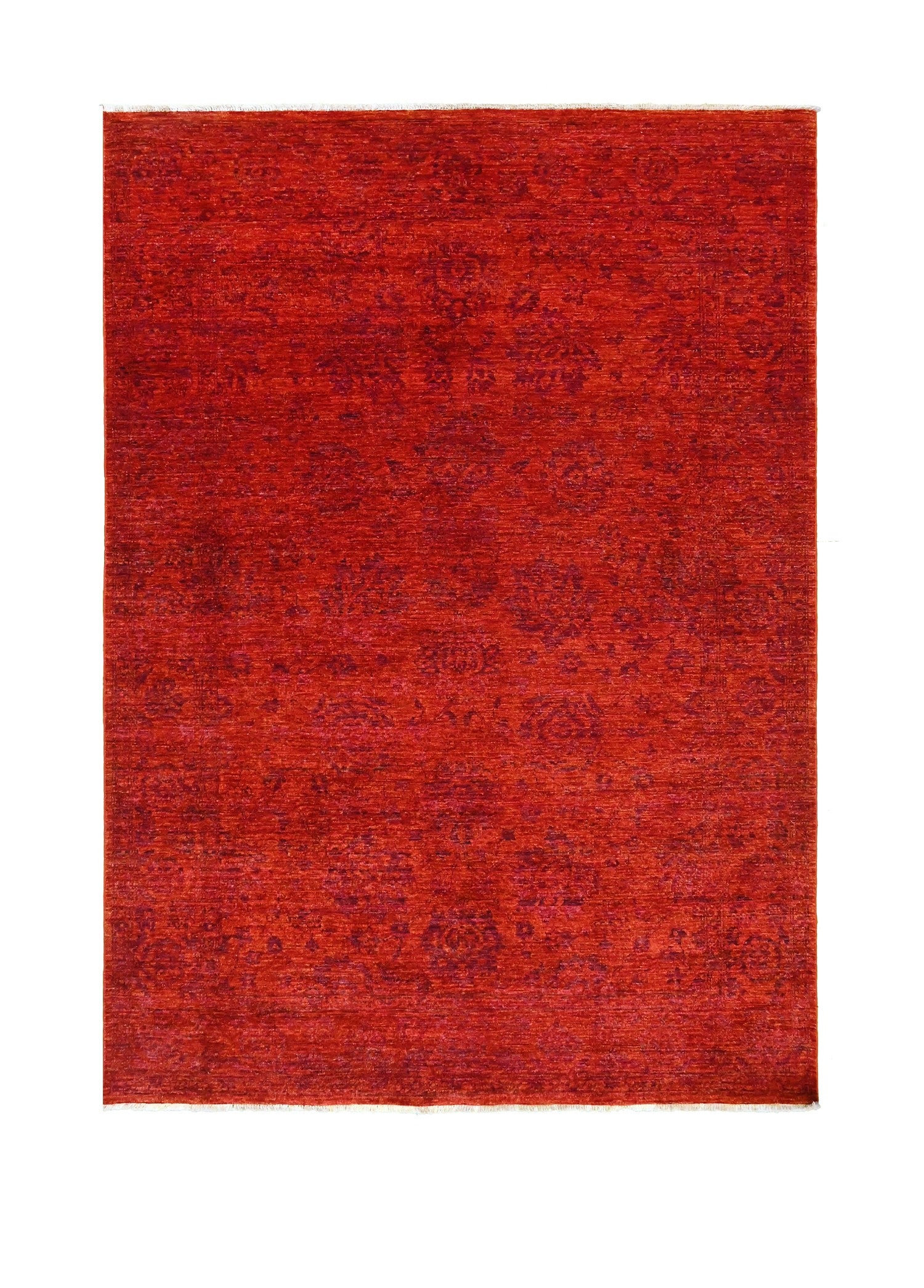 Ushak Yün Kırmızı El Dokuma Halı 237x171 cm