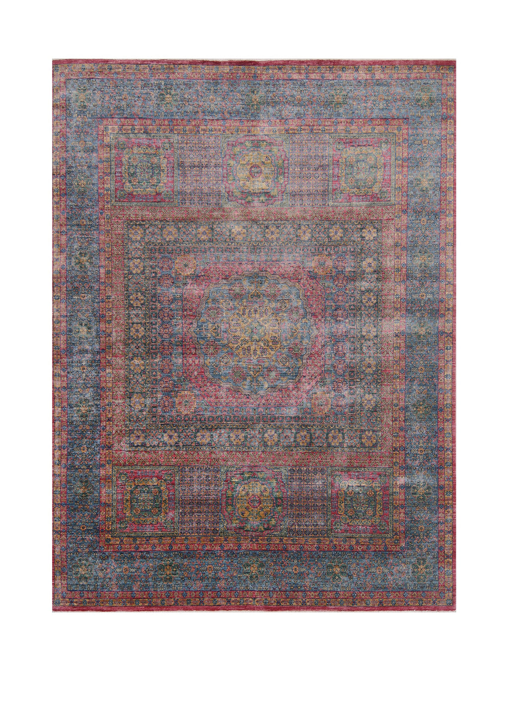 Mamluks Yün El Dokuma Halı 290x238 cm