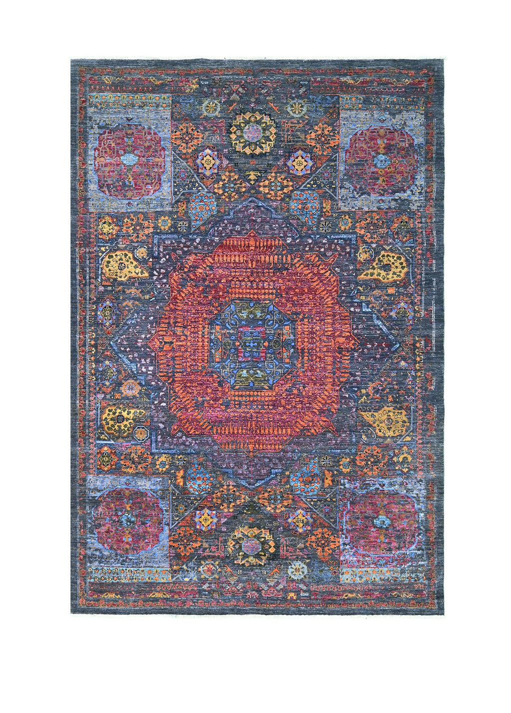 Mamluks Yün El Dokuma Halı 297x193 cm