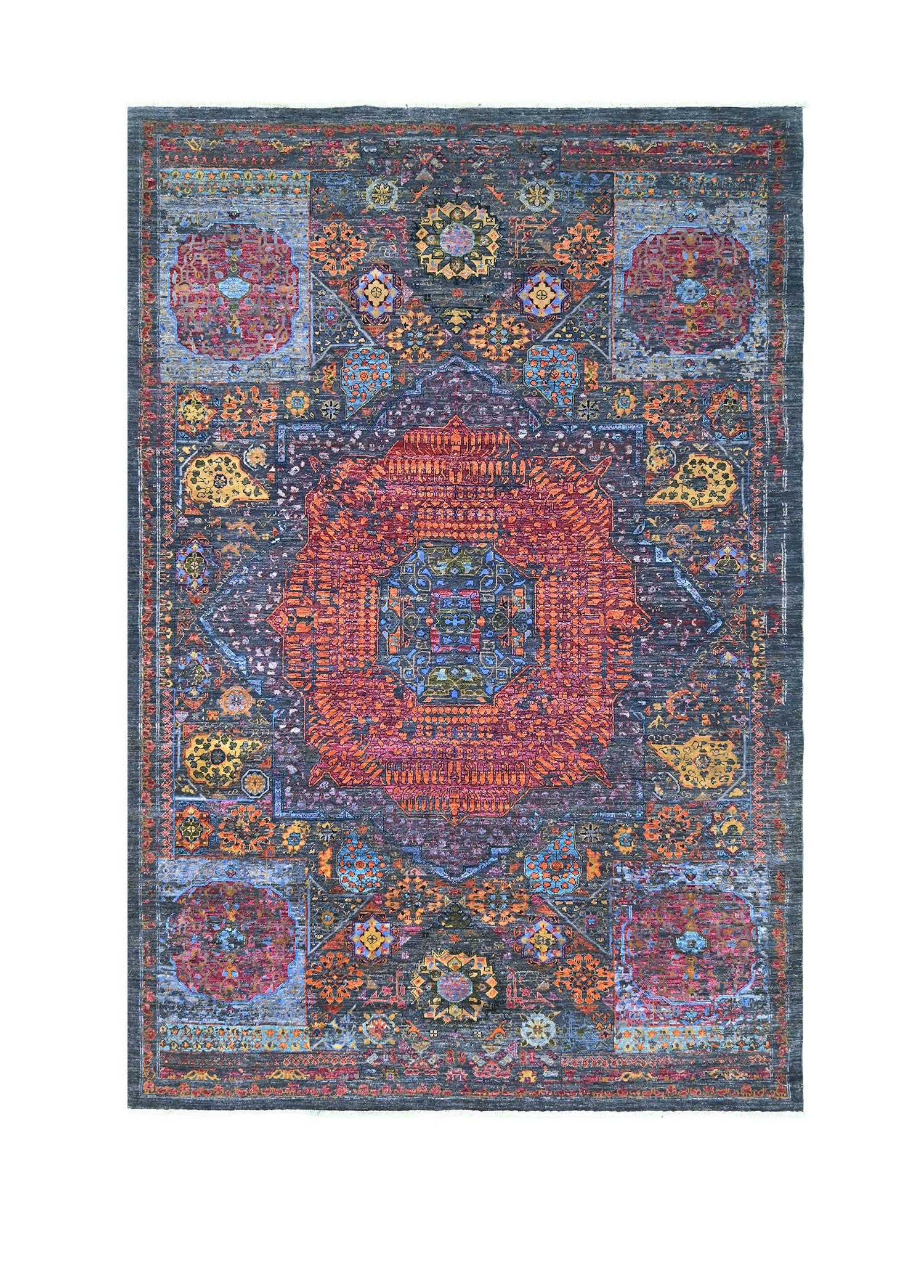 Mamluks Yün El Dokuma Halı 297x193 cm