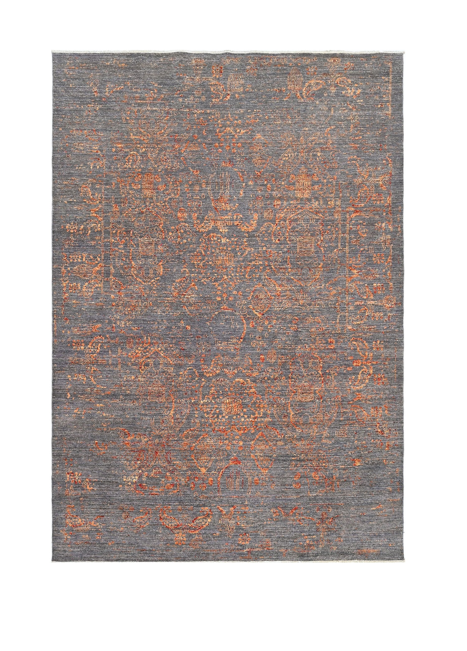 Ushak Yün ve İpek El Dokuma Halı 294x196 cm