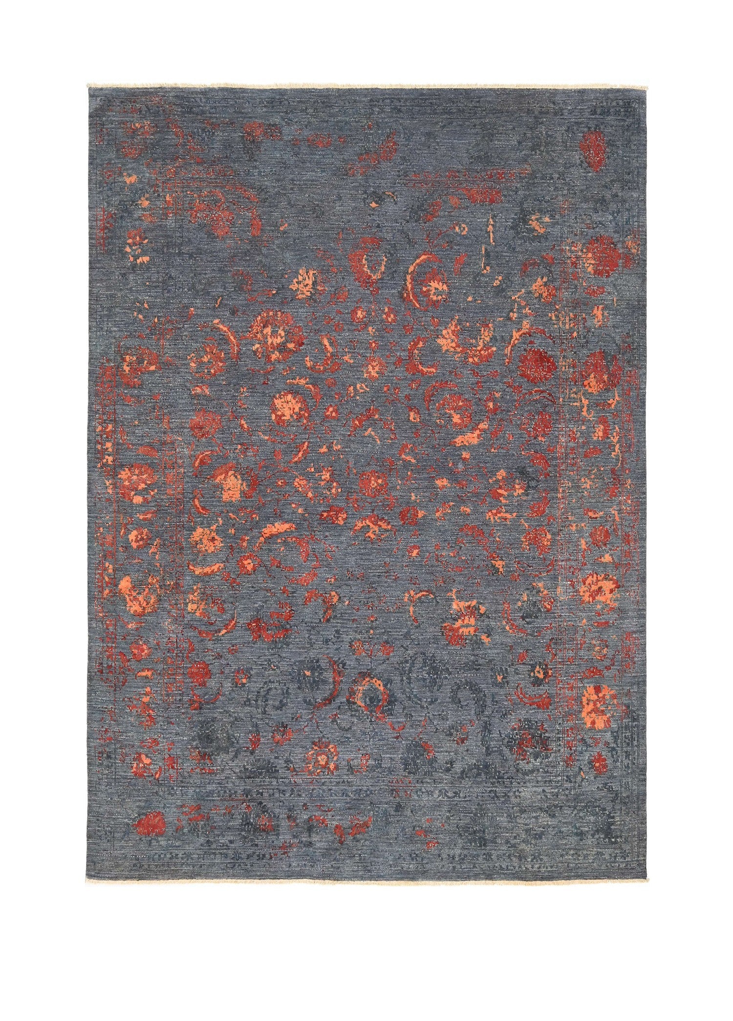 Ushak El Dokuma Yün ve İpek Halı 300x199 cm