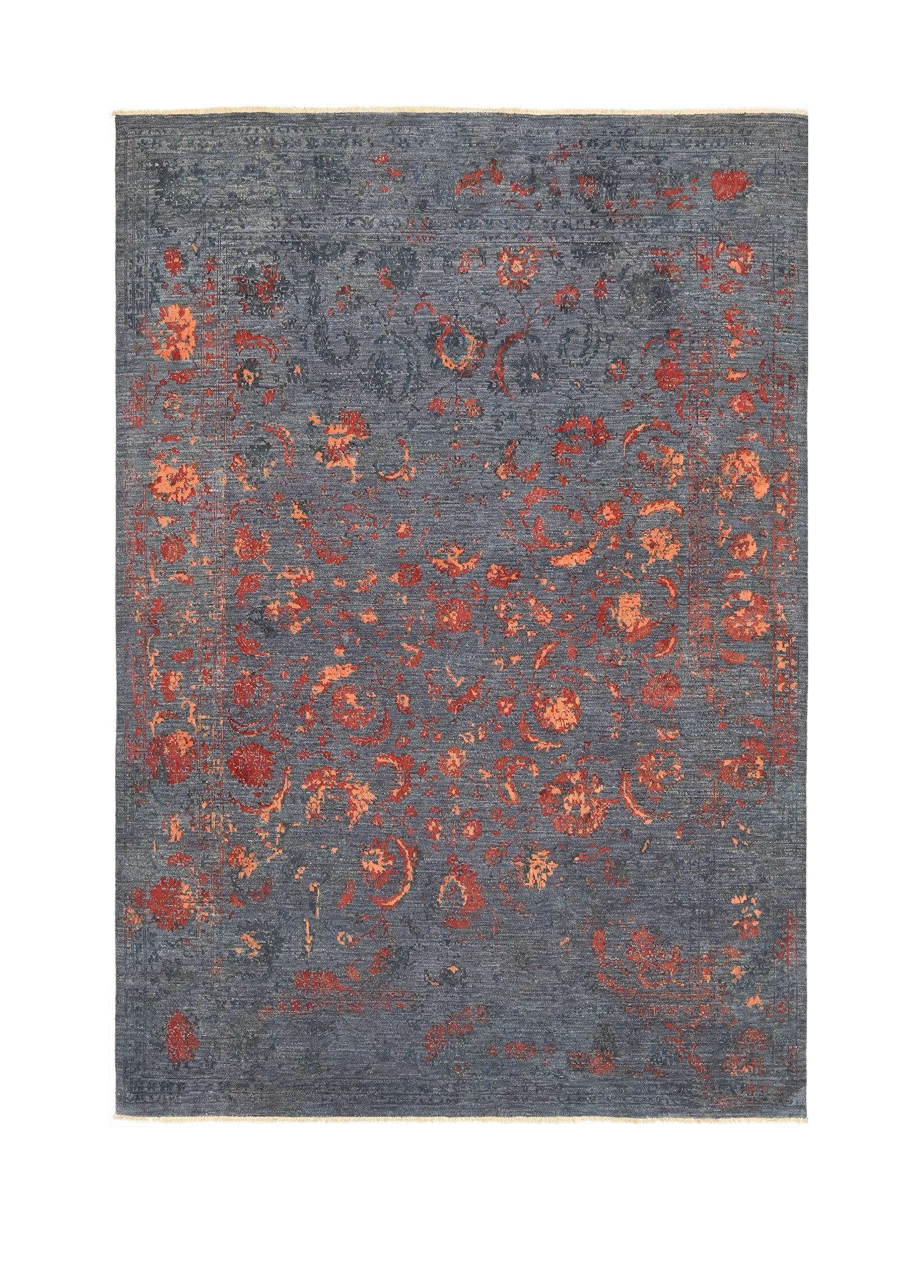 Ushak El Dokuma Yün ve İpek Halı 300x243 cm