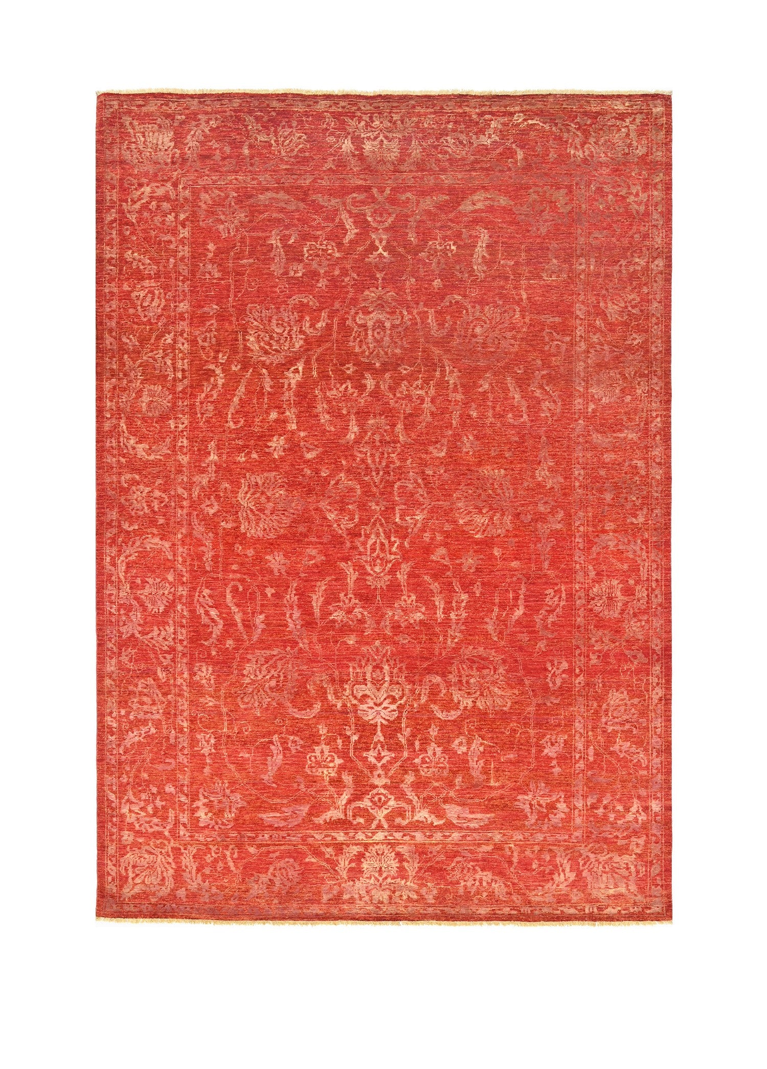 Ushak El Dokuma Yün ve İpek Halı 281x194 cm