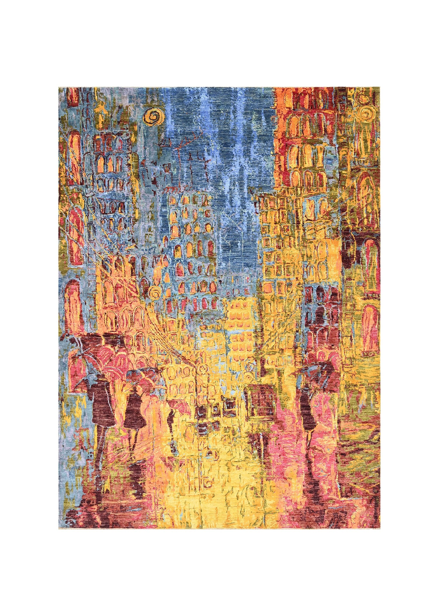 Fresco Yün ve İpek El Dokuma Halı 305X242 cm