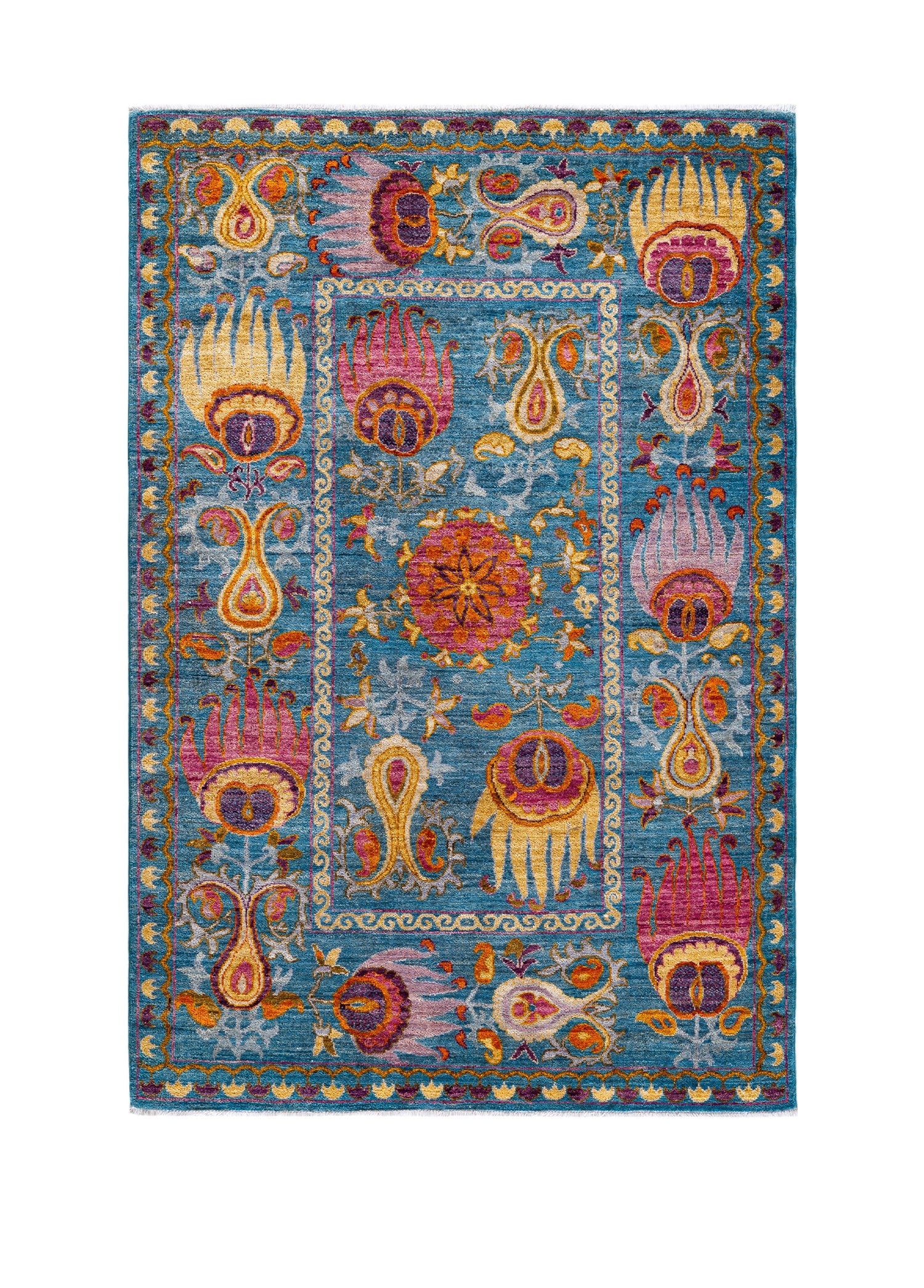 Arts N Crafts Yün El Dokuma Halı 188x126 cm