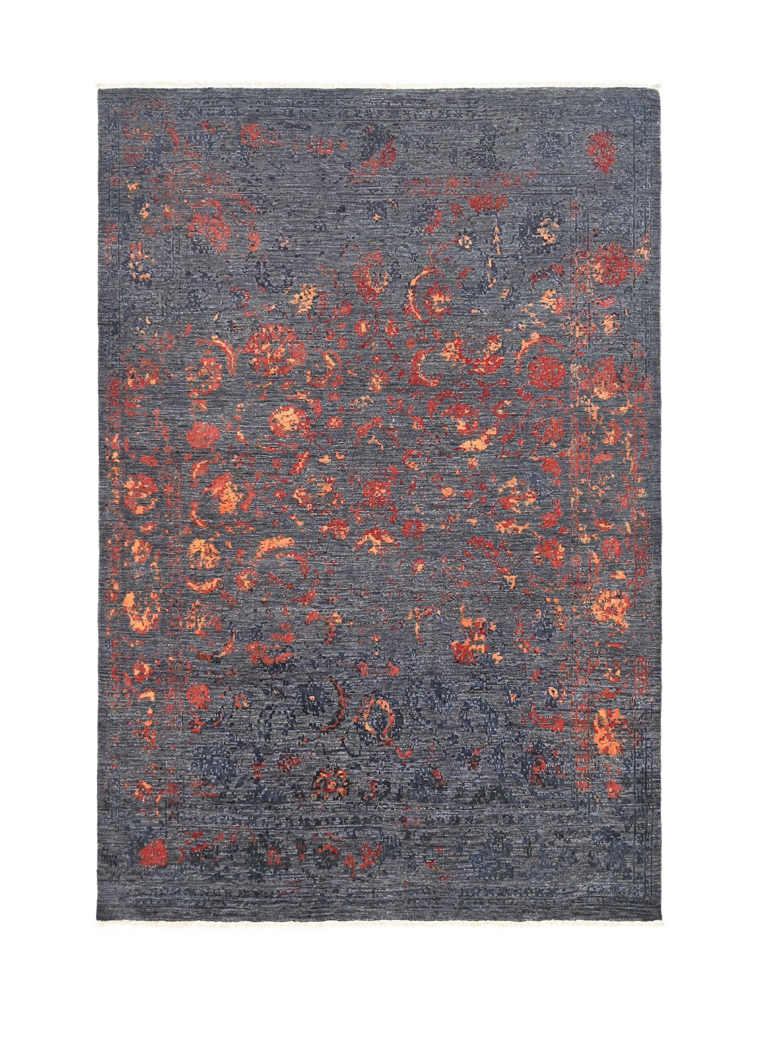 Ushak El Dokuma Yün ve İpek Halı 245x164 cm
