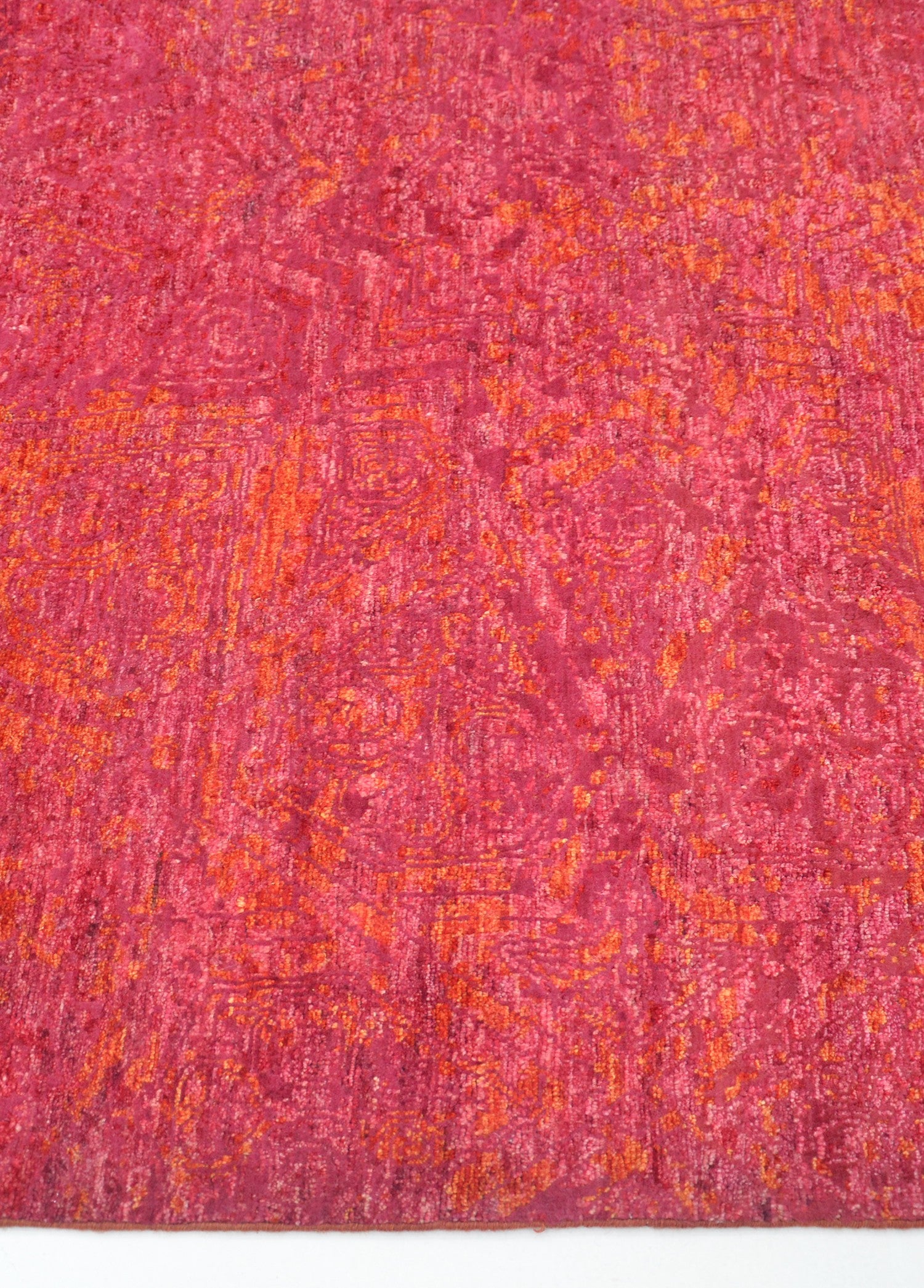 Ushak El Dokuma Yün ve İpek Halı 243x161 cm
