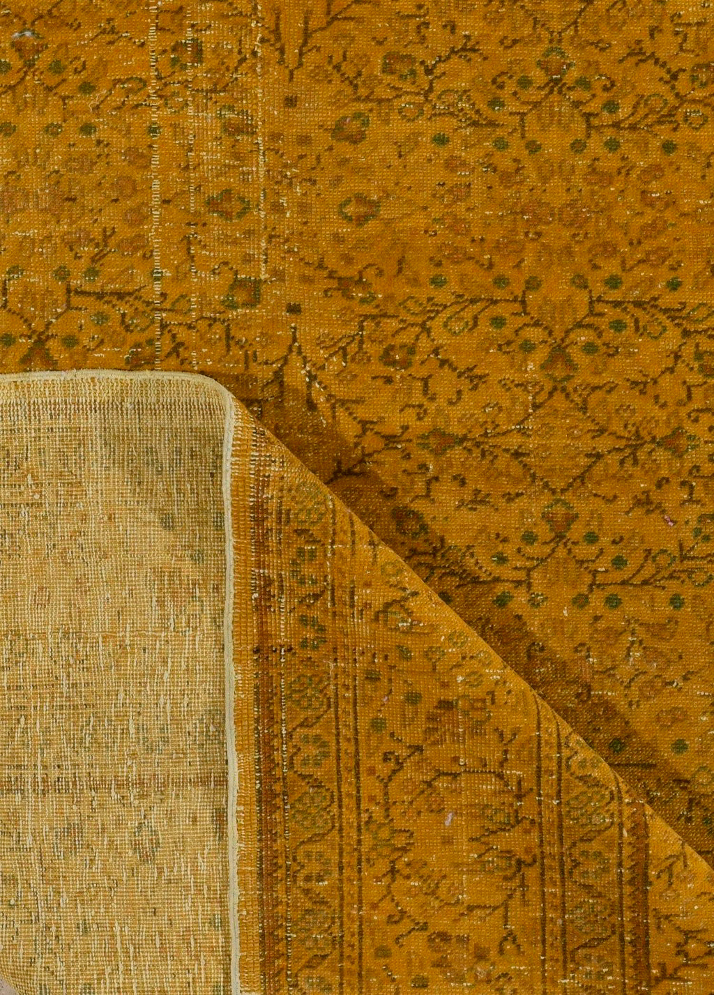 Varzane Saffron Vintage El Dokuma Yün Halı 296 x 195 cm