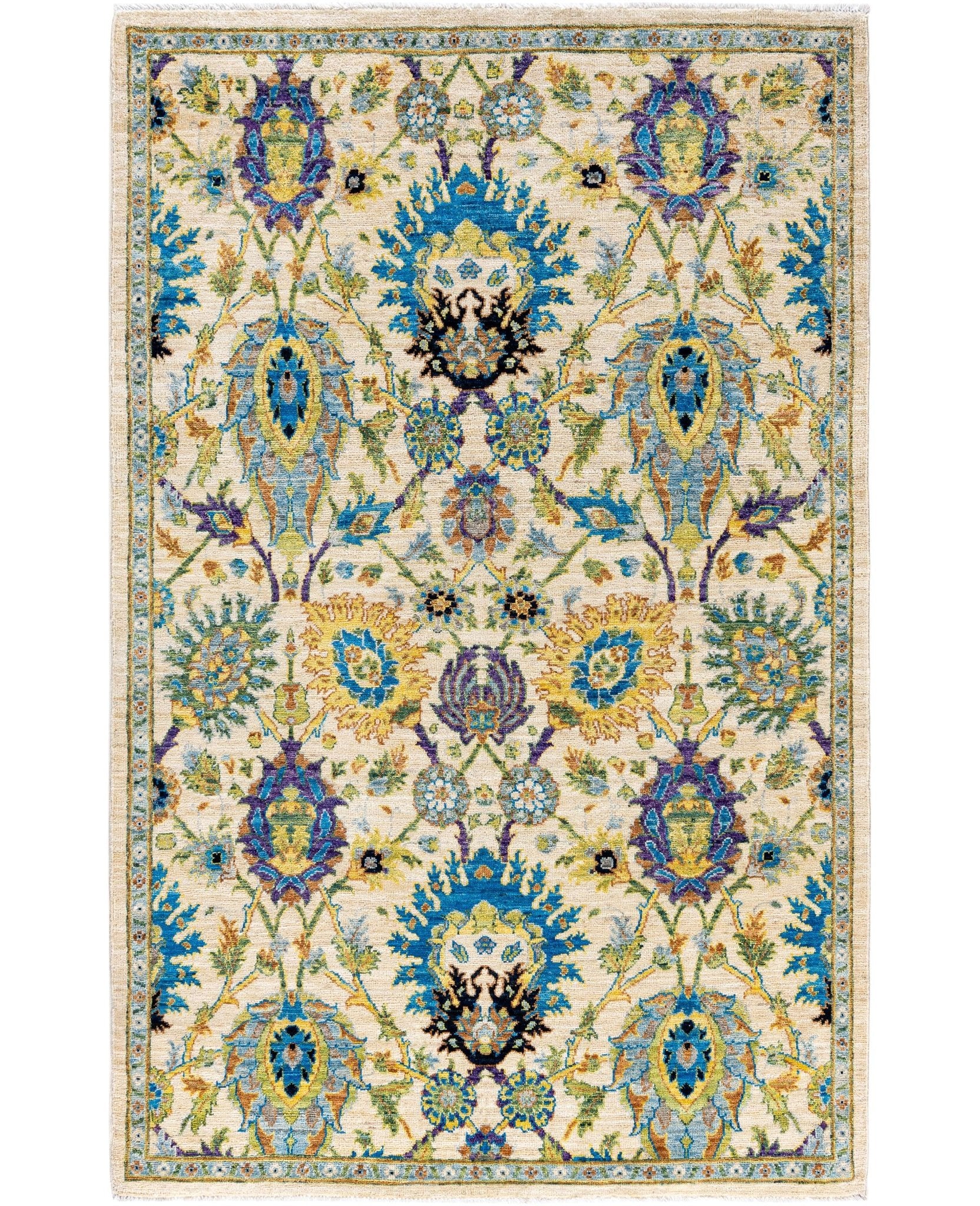 Everbloom El Dokuma Yün Halı 204 x 132 cm - Borr Halı