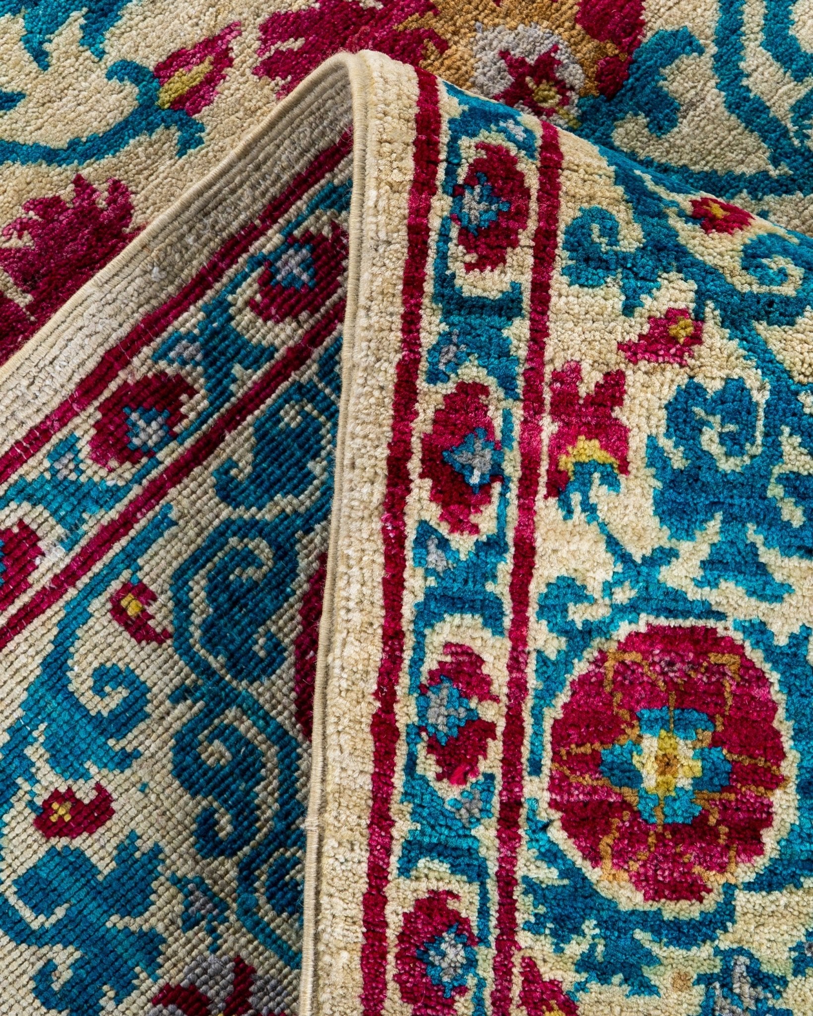 Fergana El Dokuma Yün ve İpek Halı 236x153 cm - Borr Halı