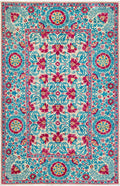 Fergana El Dokuma Yün ve İpek Halı 236x153 cm - Borr Halı