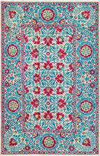 Fergana El Dokuma Yün ve İpek Halı 236x153 cm - Borr Halı