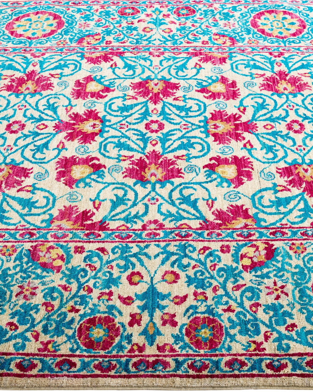 Fergana El Dokuma Yün ve İpek Halı 236x153 cm - Borr Halı