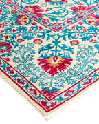 Fergana El Dokuma Yün ve İpek Halı 236x153 cm - Borr Halı