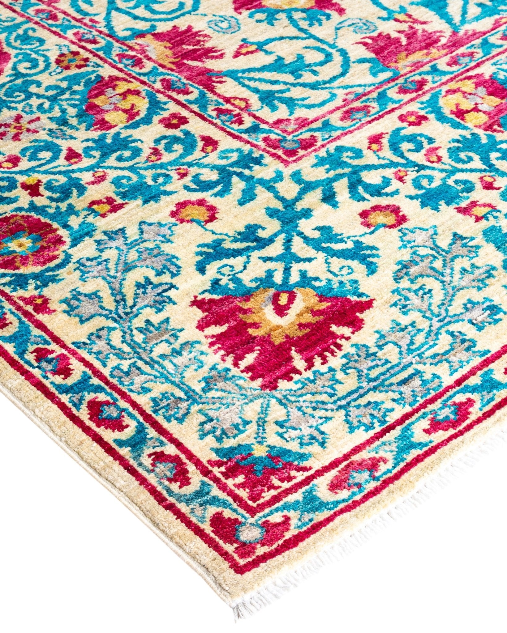 Fergana El Dokuma Yün ve İpek Halı 236x153 cm - Borr Halı