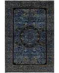 Imperial Phoenix Blue El Dokuma Yün Halı 268 x 186 cm - Borr Halı