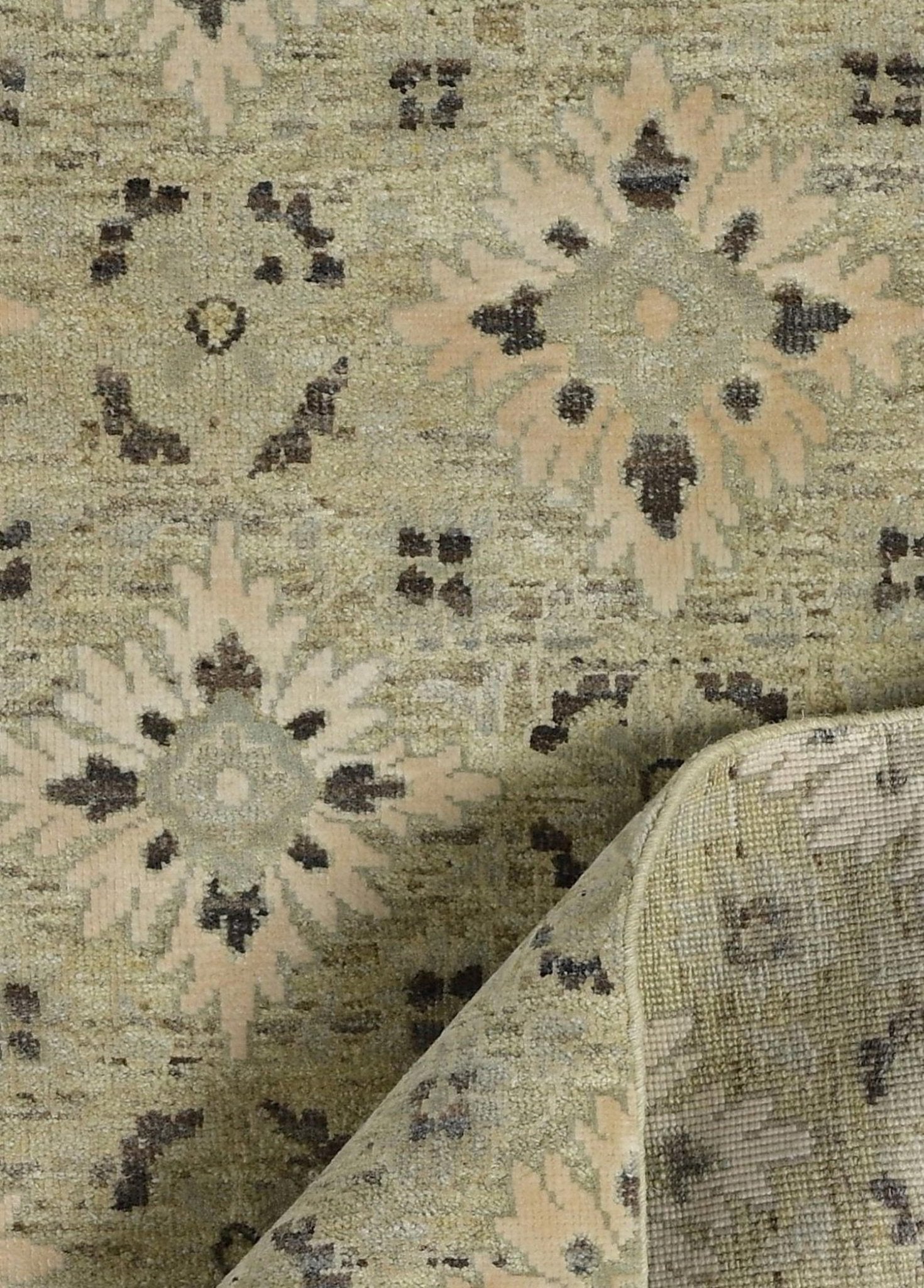 Jade Echo El Dokuma Yün Halı 185x123 cm - Borr Halı