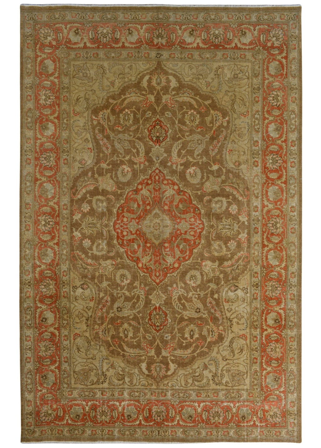 Khorvarin Vintage El Dokuma Yün Halı 341 x 227 cm - Borr Halı